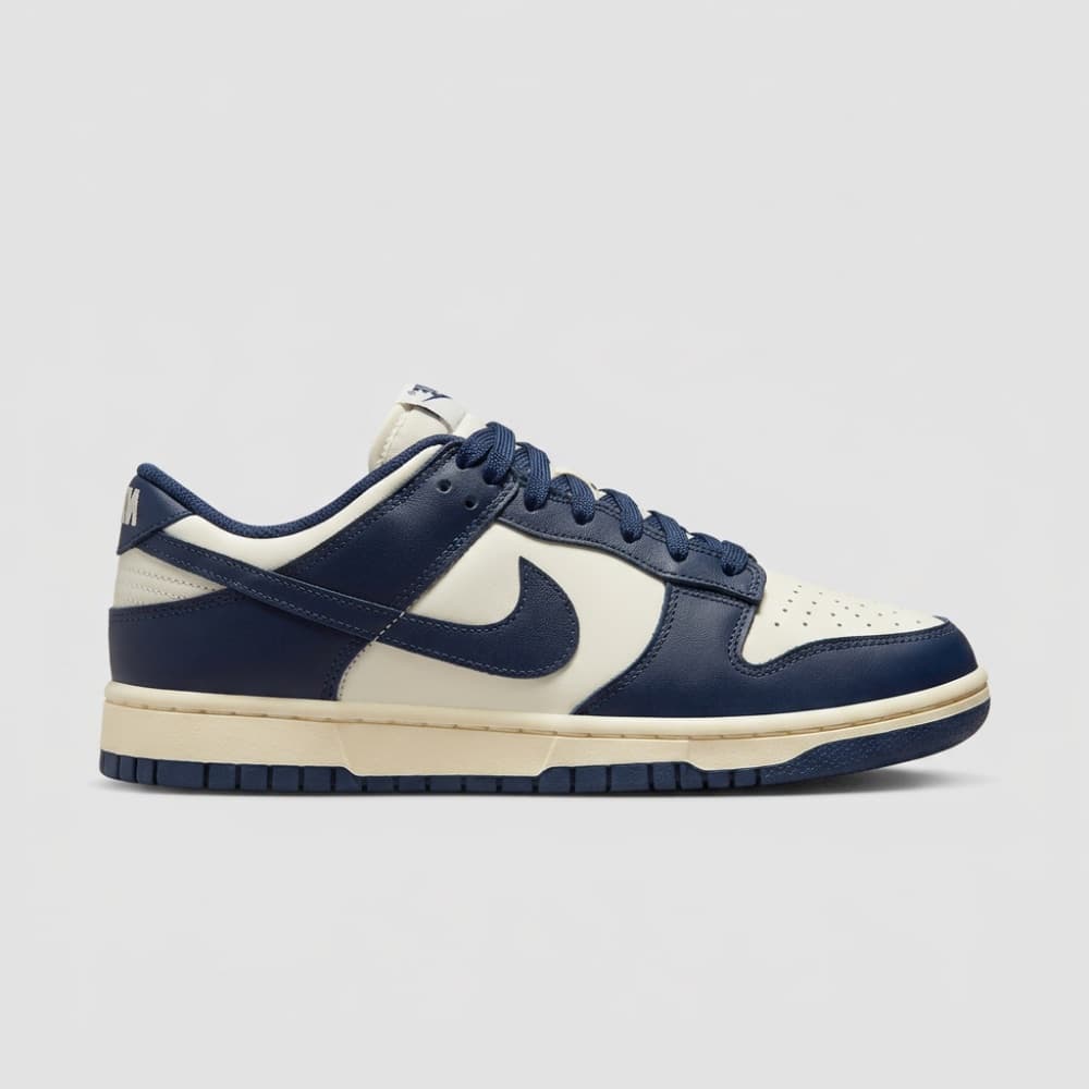 Nike Dunk Low — MARINHO/OFF/BRANCO