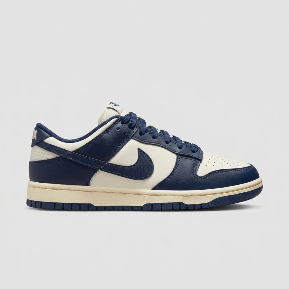 Nike Dunk Low — MARINHO/OFF/BRANCO